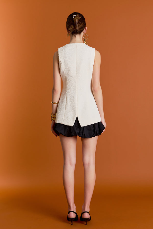 English Factory Chloe Vest OFF WHITE