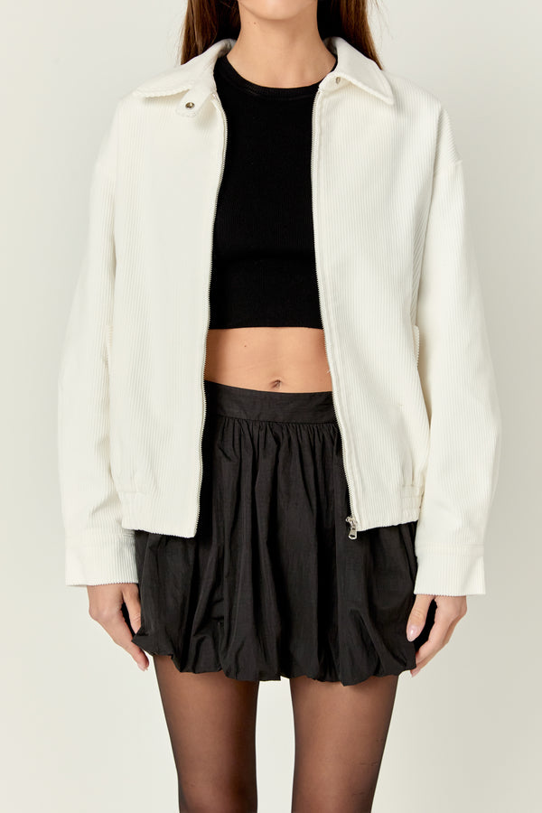 English Factory Corduroy Jacket OFF WHITE