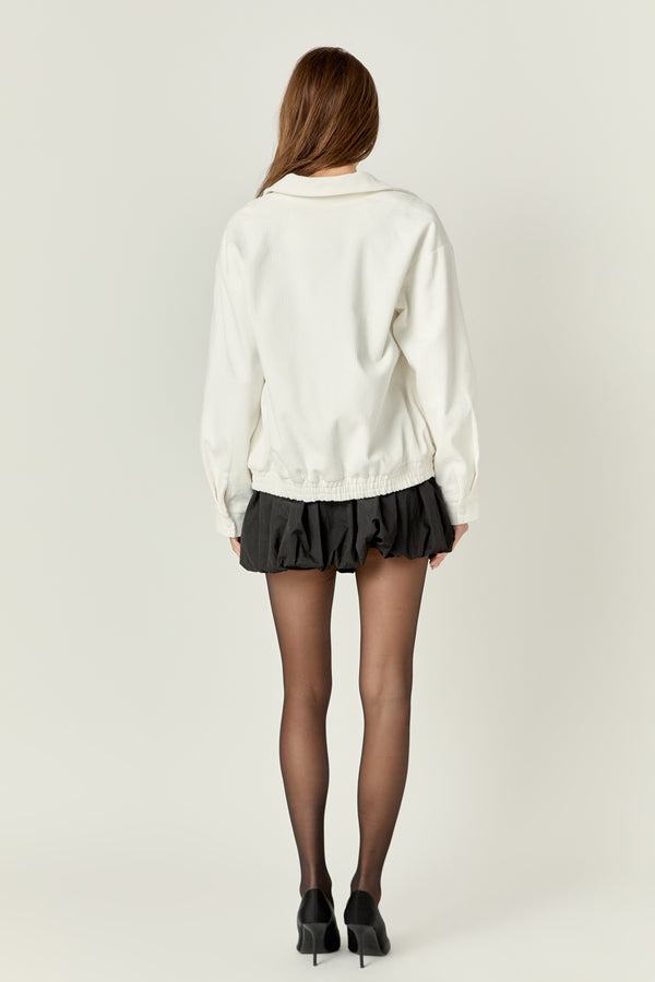 English Factory Corduroy Jacket OFF WHITE