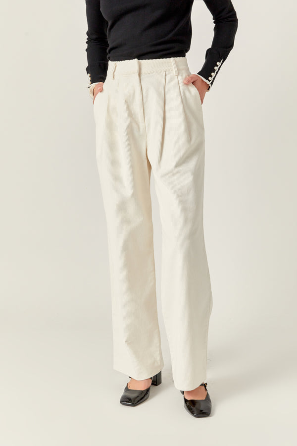 English Factory Corduroy Wide Pants OFF WHITE