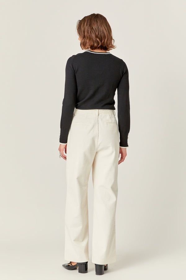 English Factory Corduroy Wide Pants OFF WHITE