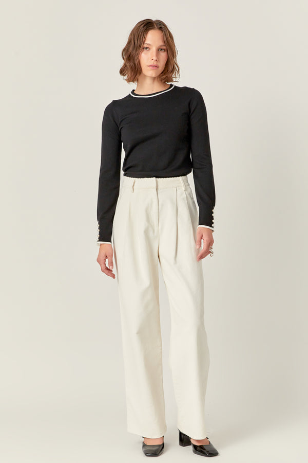 english factory Corduroy Wide Pants OFF WHITE