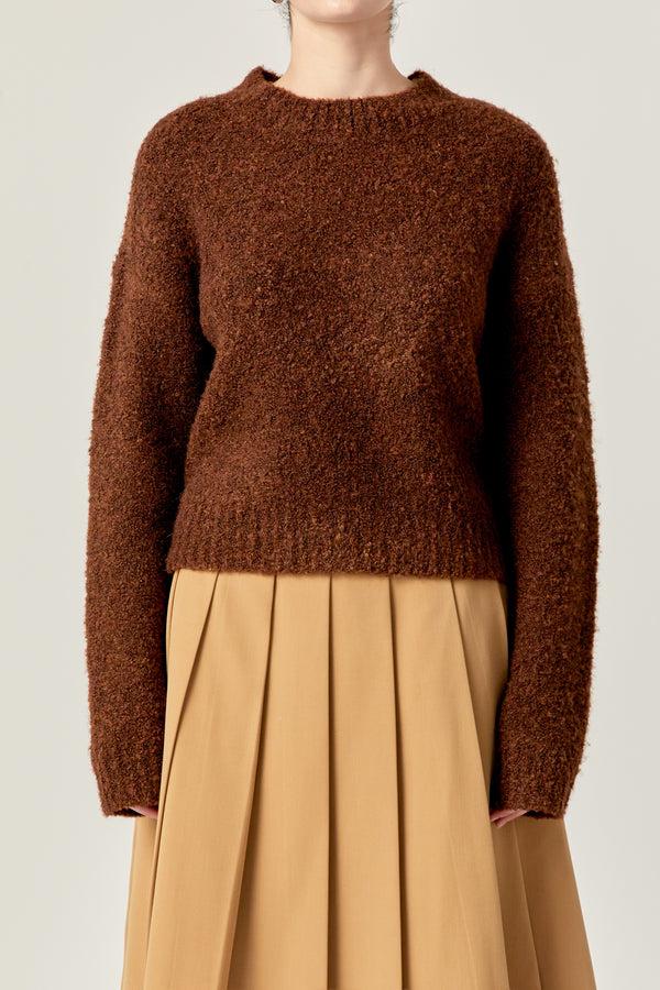 English Factory Cozy Roundneck Sweater PURPLE