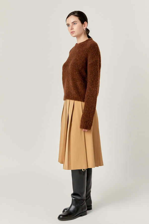 English Factory Cozy Roundneck Sweater PURPLE