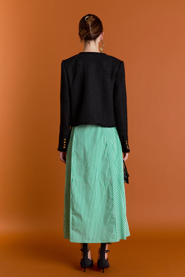 English Factory Darcy Tweed Jacket BLACK