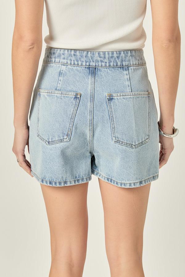 English Factory Denim Skort BLUE