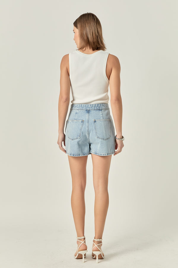 English Factory Denim Skort BLUE