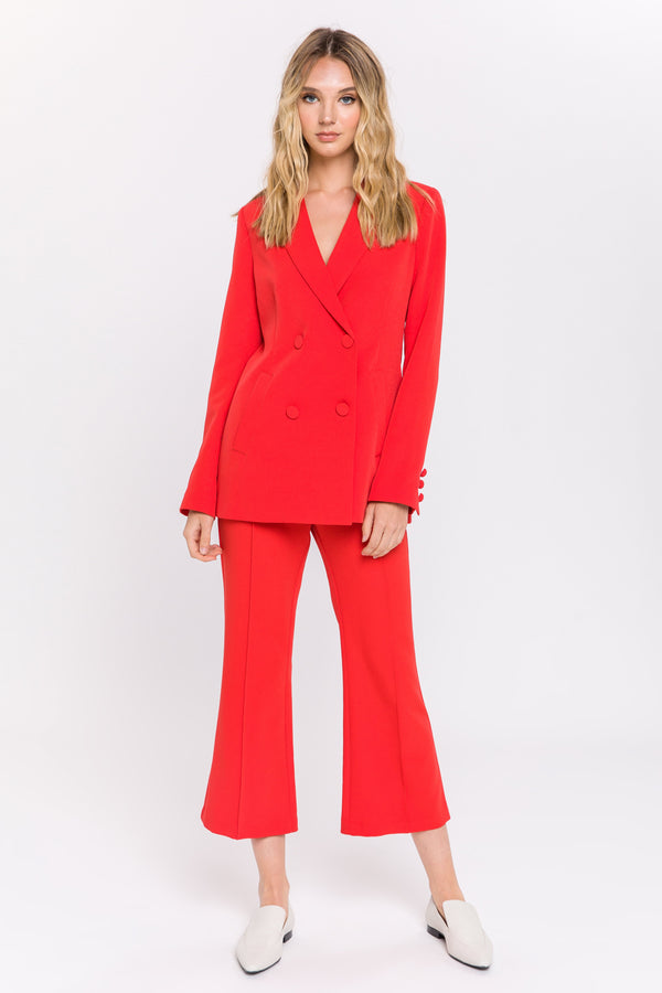 english factory Double Breasted Blazer RED