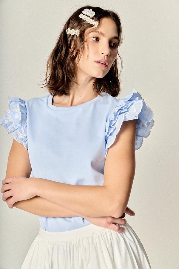 english factory Flared Mini Skort WHITE