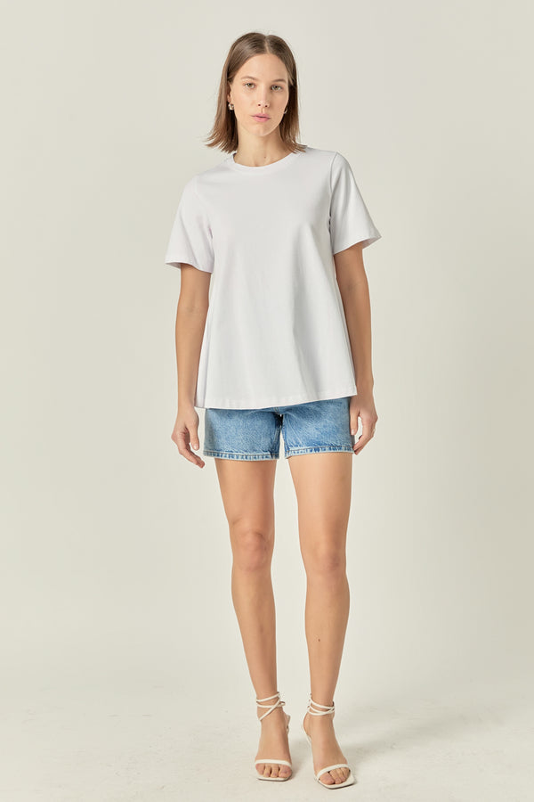 english factory Flared T-Shirt WHITE