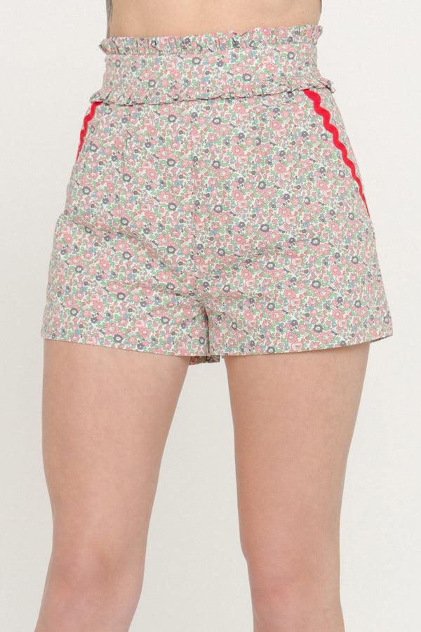 English Factory Floral Print Shorts PINK MULTI