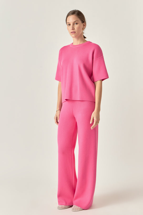 English Factory Knit Pants PINK