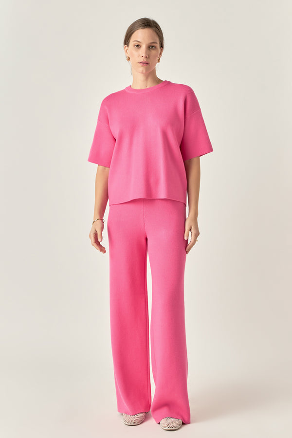 english factory Knit Pants PINK