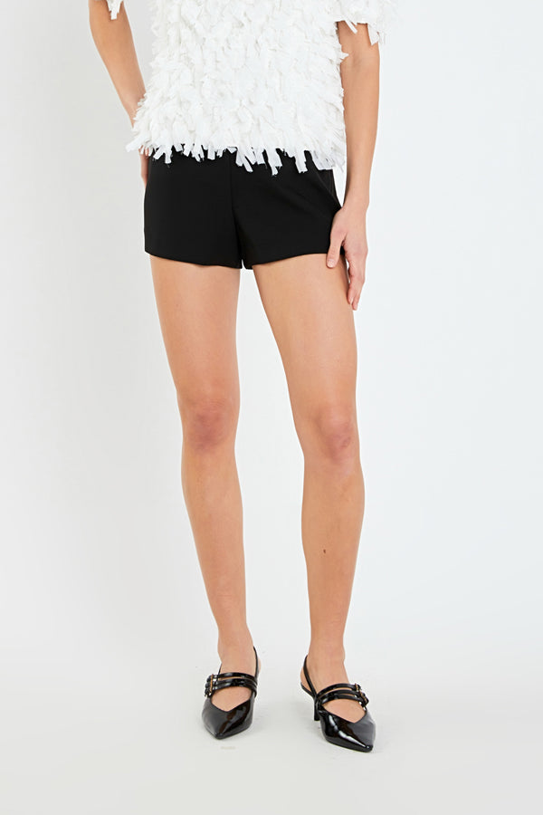 English Factory Low-rise Shorts BLACK
