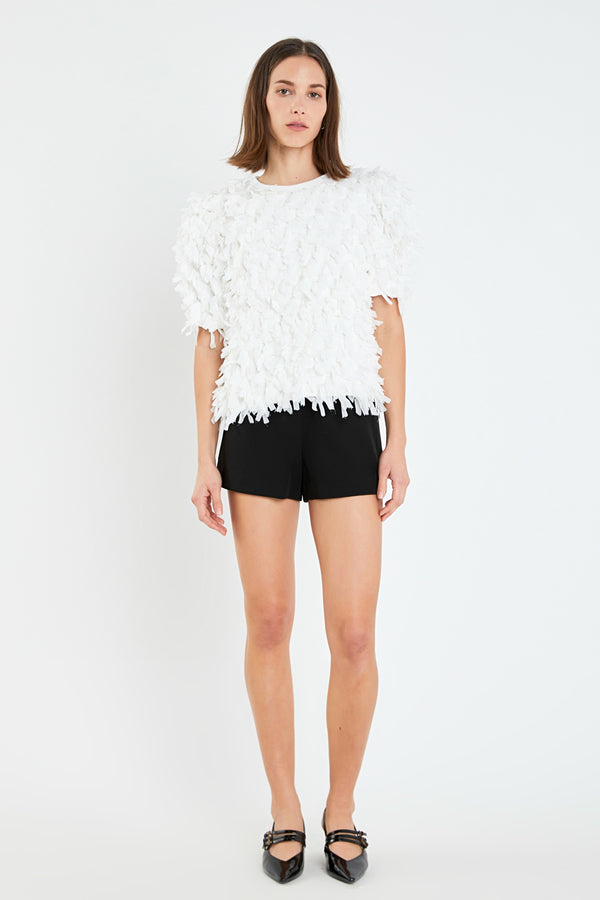 english factory Low-rise Shorts BLACK