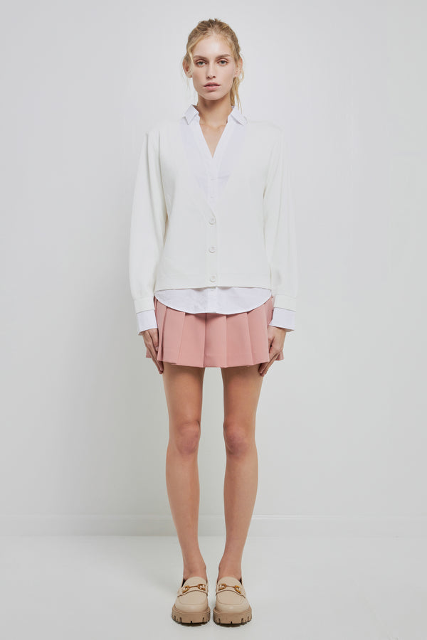 english factory Mini Tennis Skort BLUSH