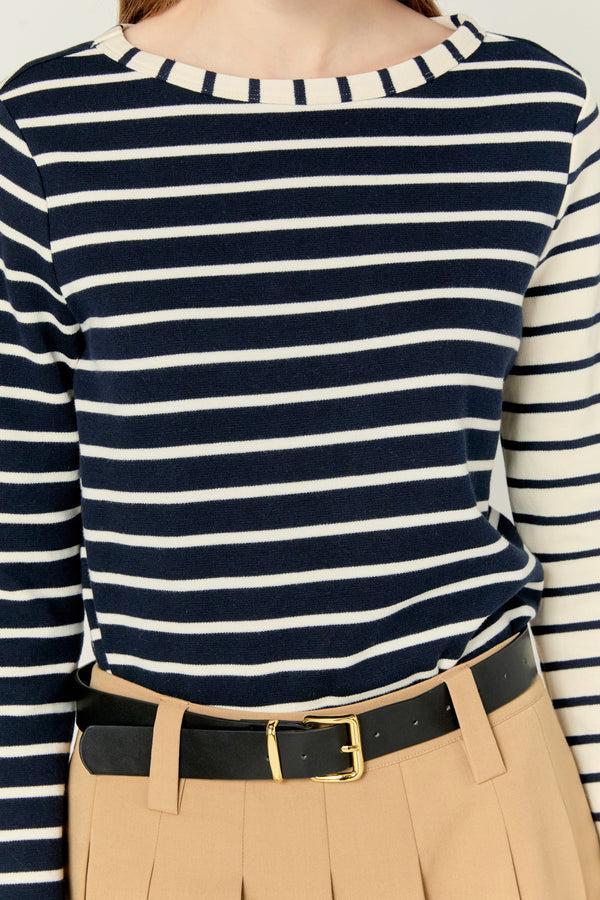 English Factory Multi Stripe T-Shirt NAVY MULTI