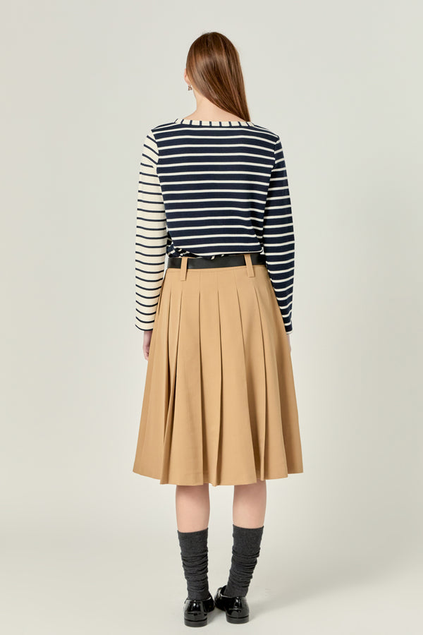 English Factory Multi Stripe T-Shirt NAVY MULTI