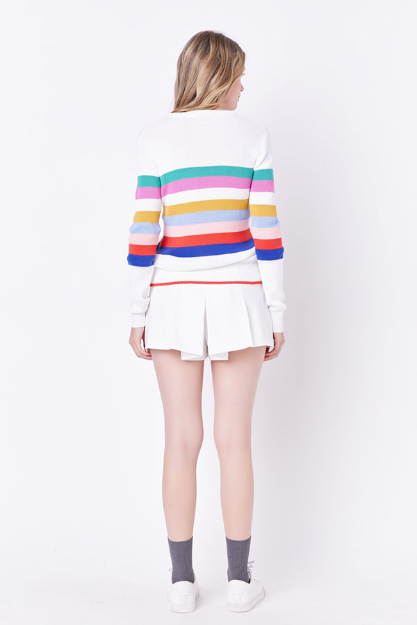 English Factory Multi Striped Sweater MULTI