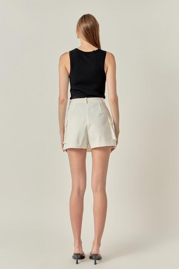English Factory Pocket Detail Skort OFF WHITE