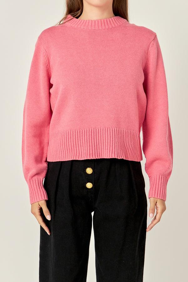 English Factory Relaxed Fit Pink Sweater PINK