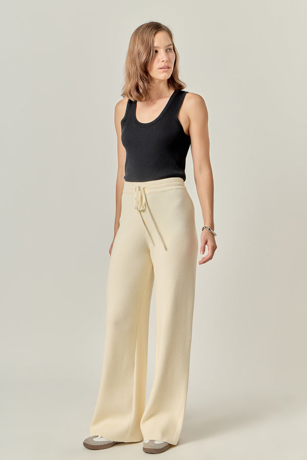 English Factory String Knit Pants IVORY
