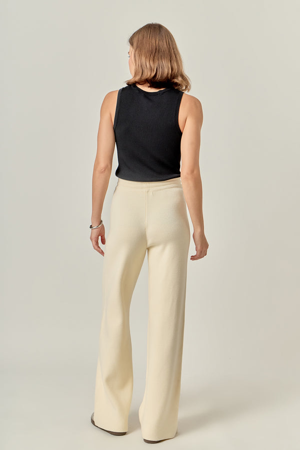 English Factory String Knit Pants IVORY