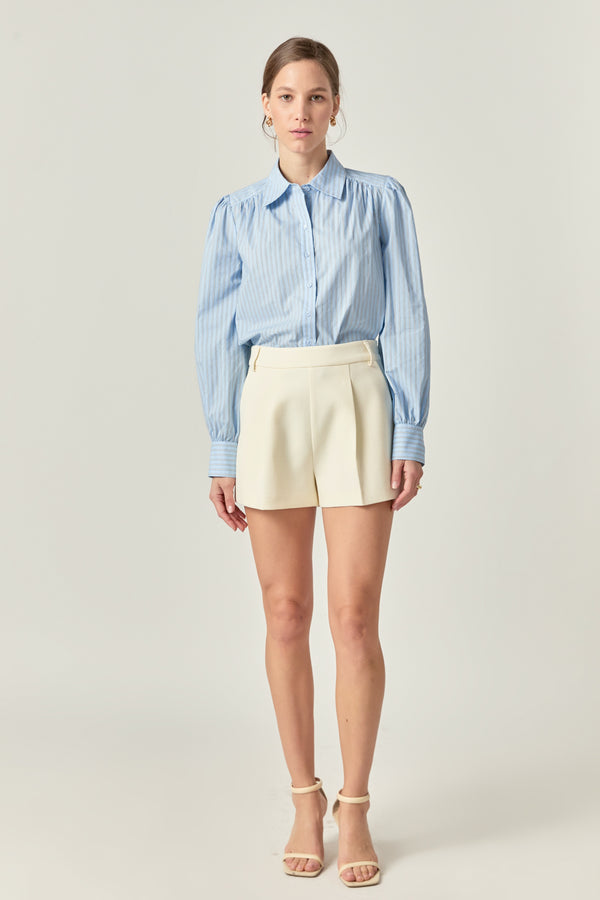 english factory Stripe Shirt POWDER BLUE