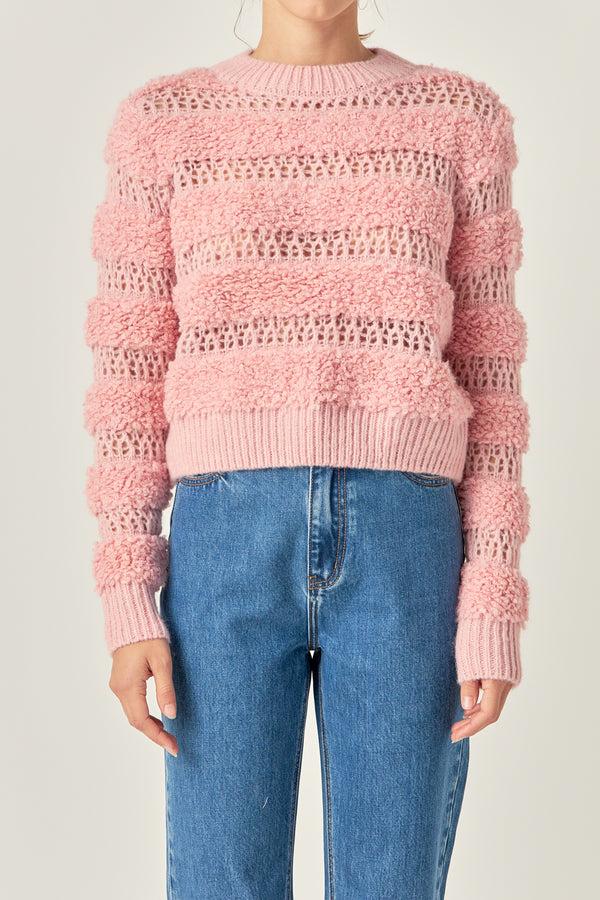 English Factory Stripe Top PINK