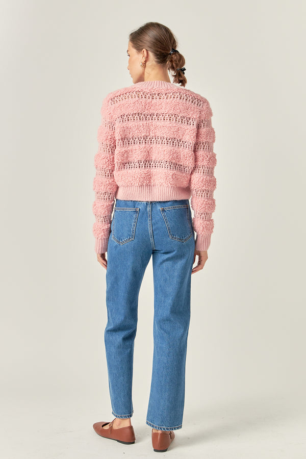 English Factory Stripe Top PINK