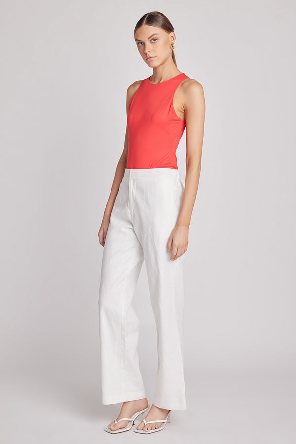 English Factory The Essential Linen Trouser WHITE