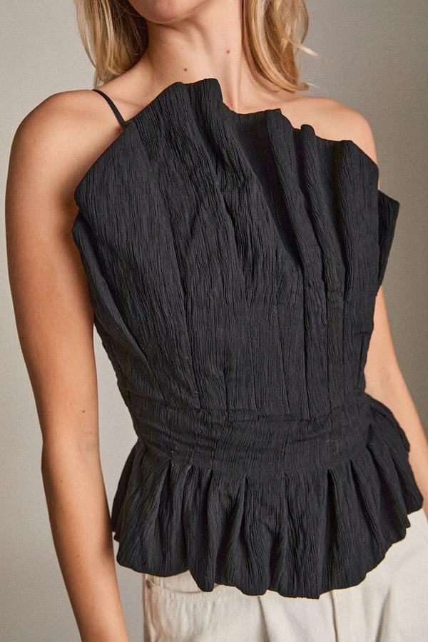 English Factory The Margot Top BLACK