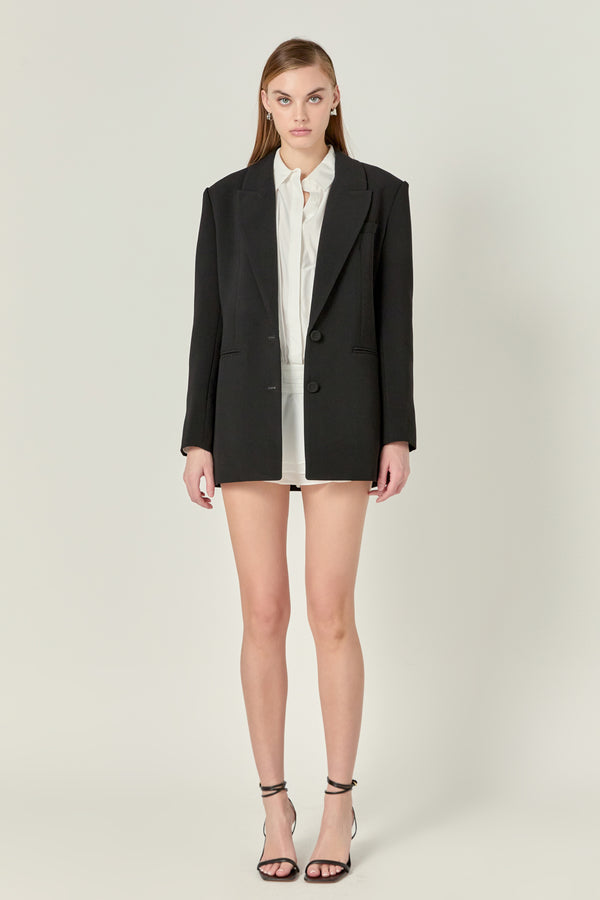 english factory Timeless Double Jacket BLACK