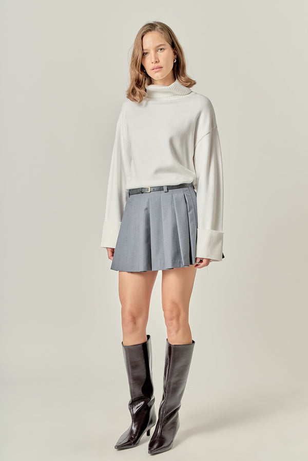 English Factory Turtle Neck Sweater IVORY