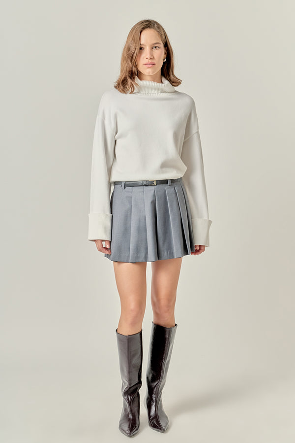 english factory Turtle Neck Sweater IVORY