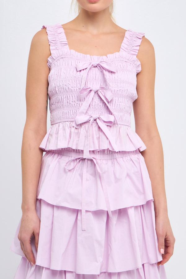 English Factory Women's Woven Blouse LILAC