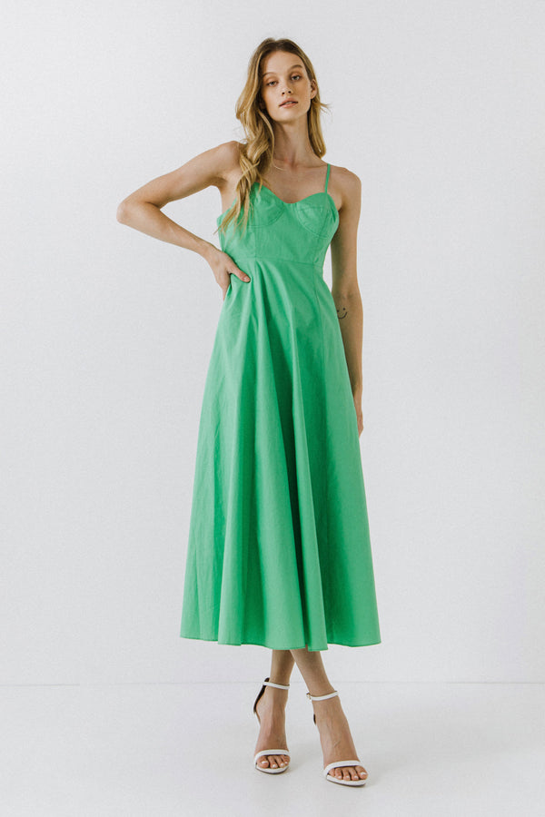 english factory Women Woven Dress GREEN