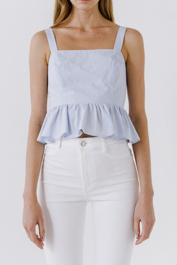 English Factory Women Woven Shirt POWDER BLUE