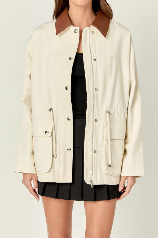 English Factory Work Jacket IVORY