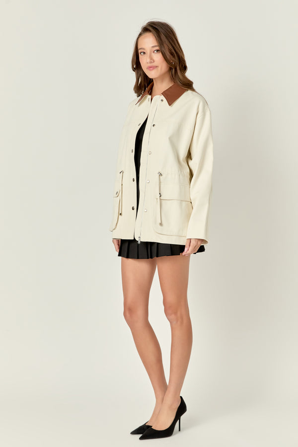 English Factory Work Jacket IVORY