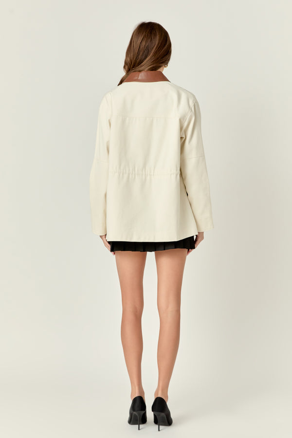 English Factory Work Jacket IVORY