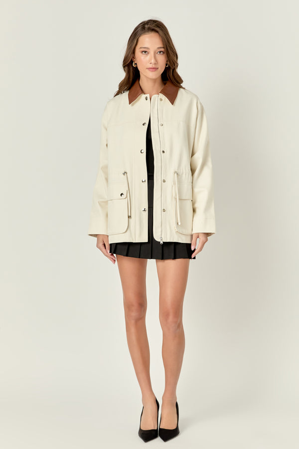 english factory Work Jacket IVORY