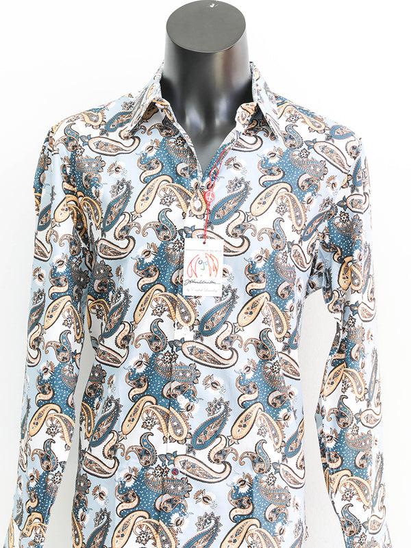 English Factory ATHERTON Long Sleeve Shirt Steel