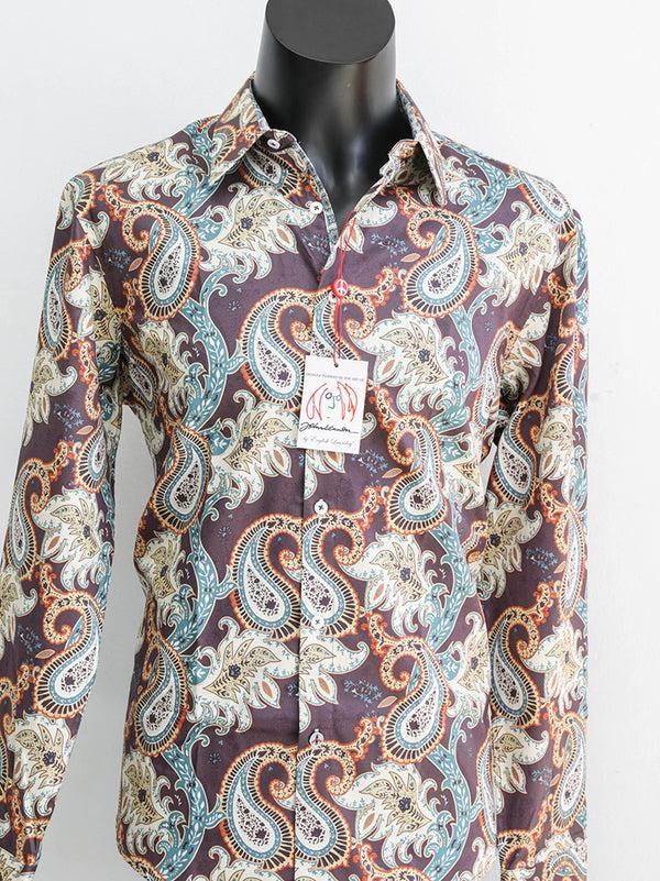 english Factory BRADBURY Long Sleeve Shirt Plum