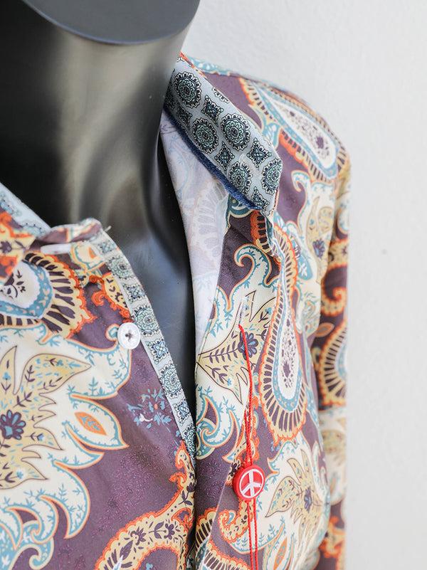 english factory BRADBURY Long Sleeve Shirt Plum