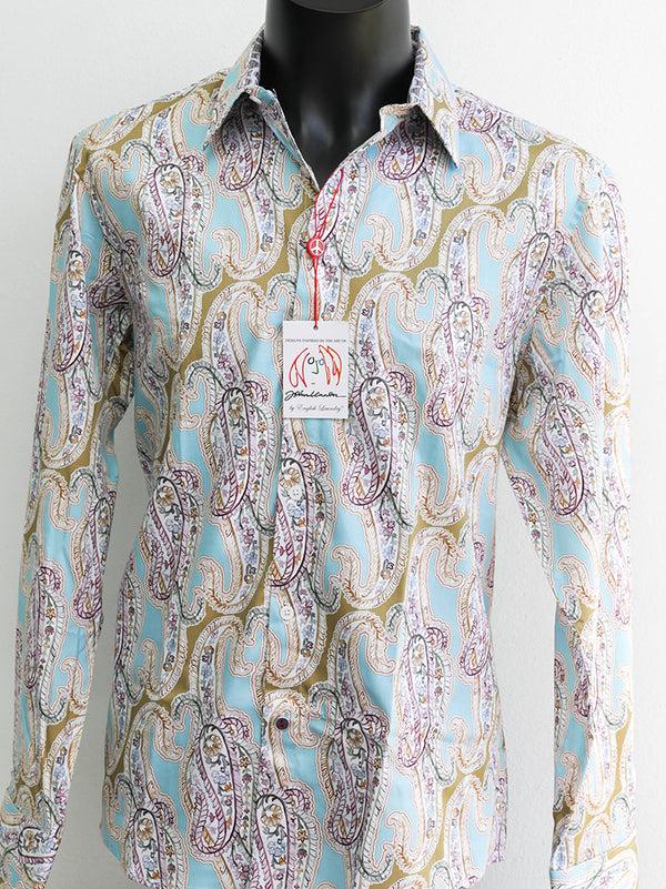 English Factory BRAMHALL Long Sleeve Shirt Teal
