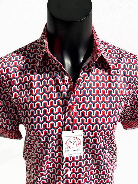 English Factory DURHAM Short Sleeve Shirt Red