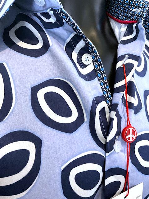 English Factory EVESHAM Short Sleeve Shirt Sky