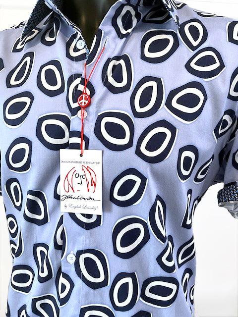 english factory EVESHAM Short Sleeve Shirt Sky