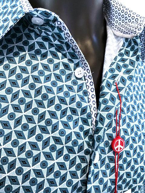 English Factory FERRIBY Short Sleeve Shirt Emerald